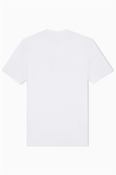 EA7 Erkek Bisiklet Yaka T-Shirt Beyaz