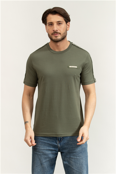 EA7 Erkek Bisiklet Yaka T-Shirt