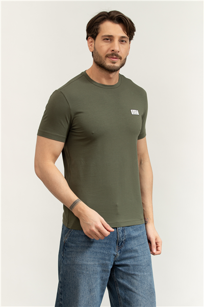 EA7 Erkek Bisiklet Yaka T-Shirt