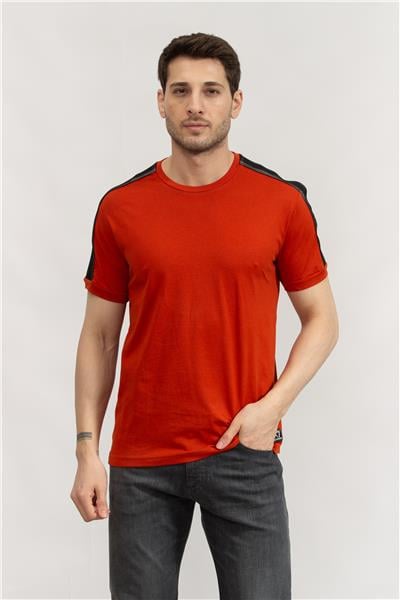 EA7 Erkek Bisiklet Yaka T-Shirt