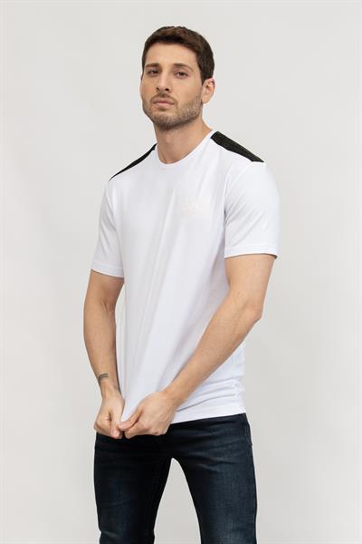 EA7 Erkek Bisiklet Yaka T-Shirt