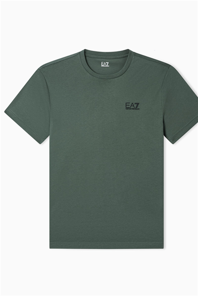 EA7 Erkek Bisiklet Yaka T-Shirt Çok Renkli