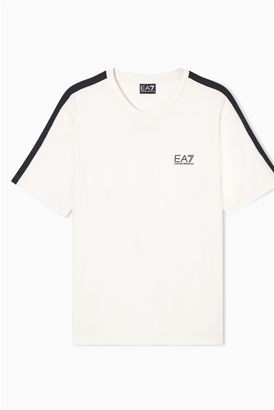 EA7 Erkek Bisiklet Yaka T-Shirt Çok Renkli