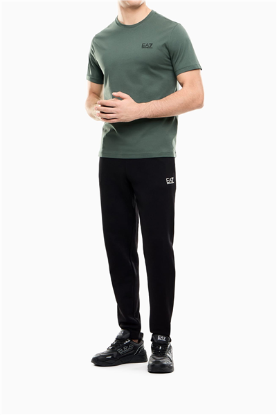 EA7 Erkek Bisiklet Yaka T-Shirt Çok Renkli