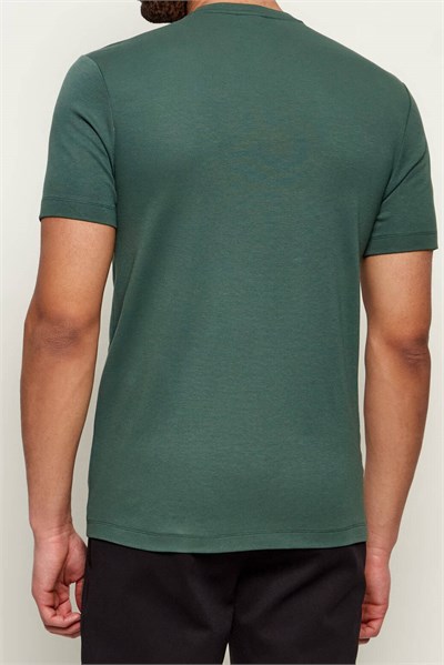 EA7 Erkek Bisiklet Yaka T-Shirt Çok Renkli