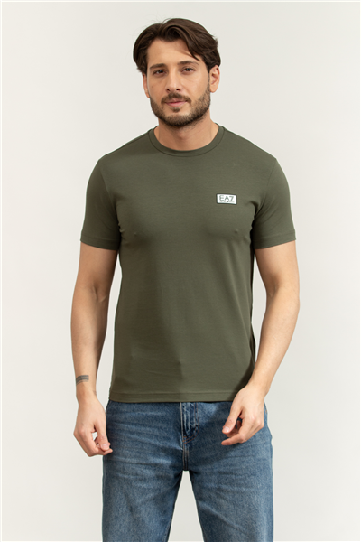 EA7 Erkek Bisiklet Yaka T-Shirt