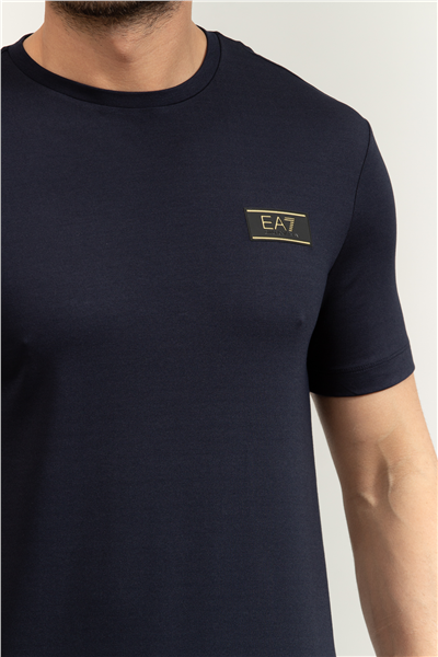 EA7 Erkek Bisiklet Yaka T-Shirt