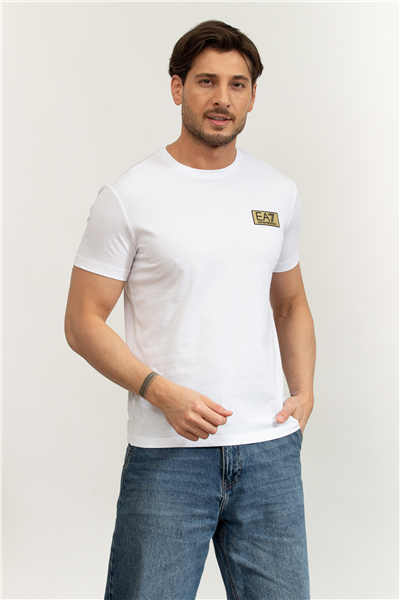 EA7 Erkek Bisiklet Yaka T-Shirt