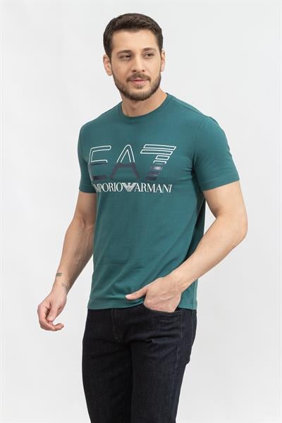 EA7 Erkek Bisiklet Yaka T-Shirt