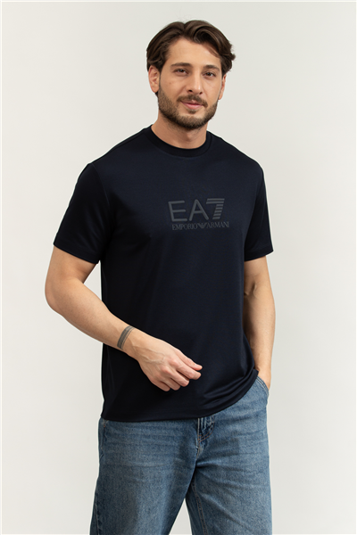 EA7 Erkek Bisiklet Yaka T-Shirt