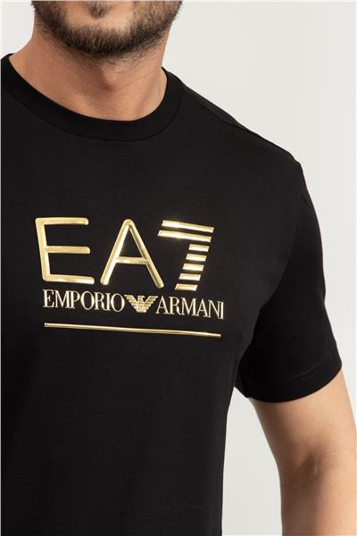 EA7 Erkek Bisiklet Yaka T-Shirt