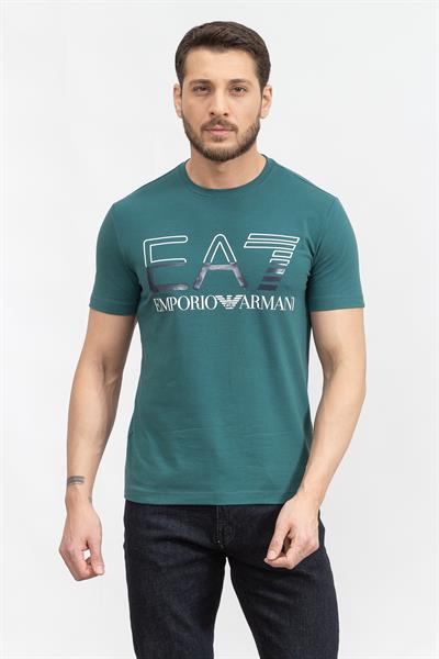EA7 Erkek Bisiklet Yaka T-Shirt