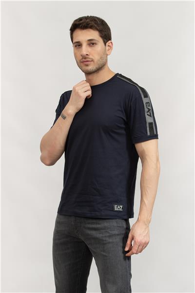 EA7 Erkek Bisiklet Yaka T-Shirt