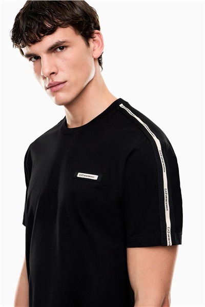 EA7 Erkek Bisiklet Yaka T-Shirt