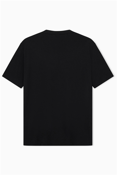 EA7 Erkek Bisiklet Yaka T-Shirt Siyah