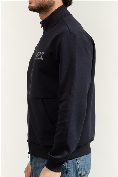 EA7 Erkek Fermuarlı Sweatshirt