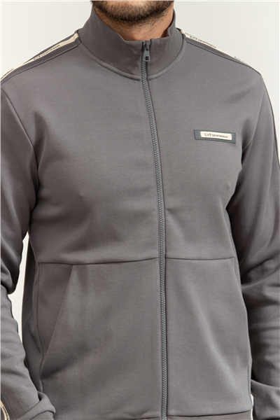 EA7 Erkek Fermuarlı Sweatshirt