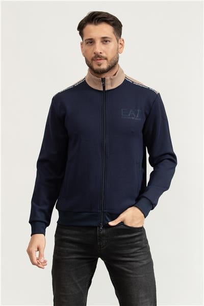 EA7 Erkek Fermuarlı Sweatshirt