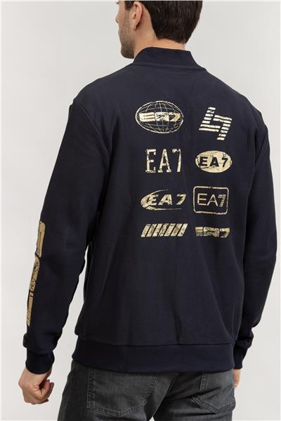 EA7 Erkek Fermuarlı Sweatshirt