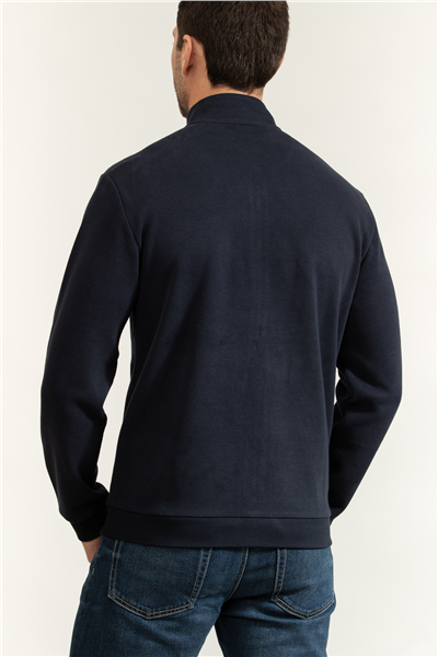 EA7 Erkek Fermuarlı Sweatshirt