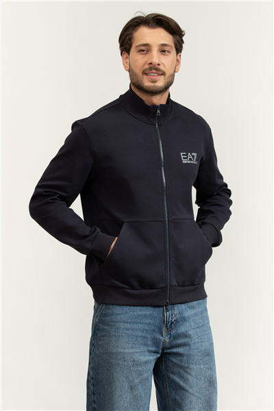 EA7 Erkek Fermuarlı Sweatshirt