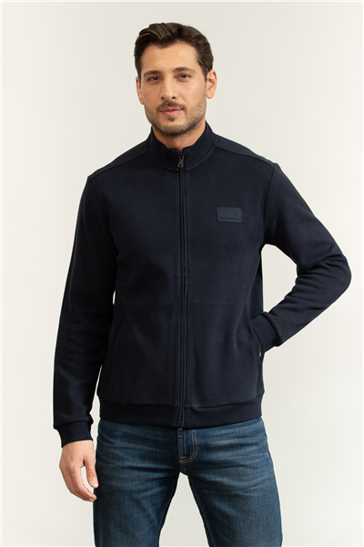 EA7 Erkek Fermuarlı Sweatshirt