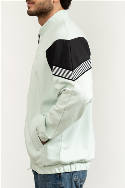 EA7 Erkek Fermuarlı Sweatshirt