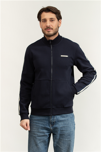 EA7 Erkek Fermuarlı Sweatshirt