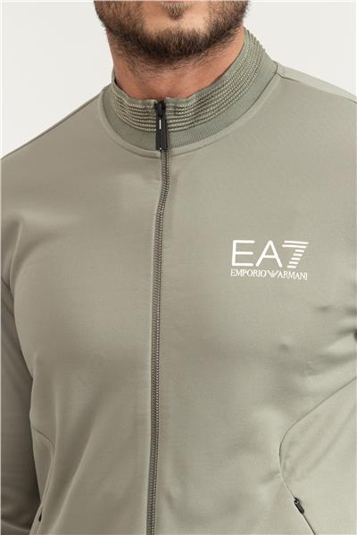 EA7 Erkek Fermuarlı Sweatshirt
