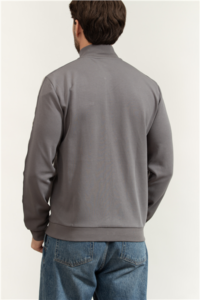 EA7 Erkek Fermuarlı Sweatshirt