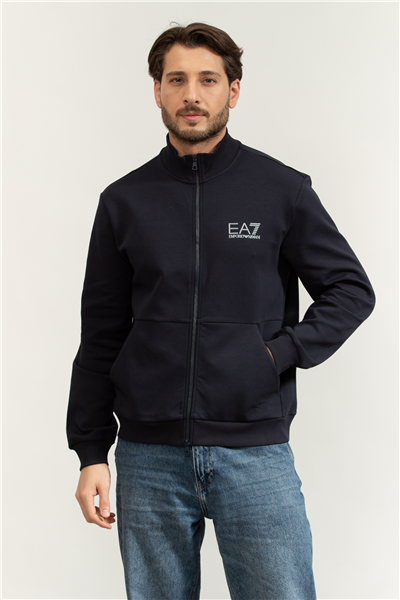 EA7 Erkek Fermuarlı Sweatshirt