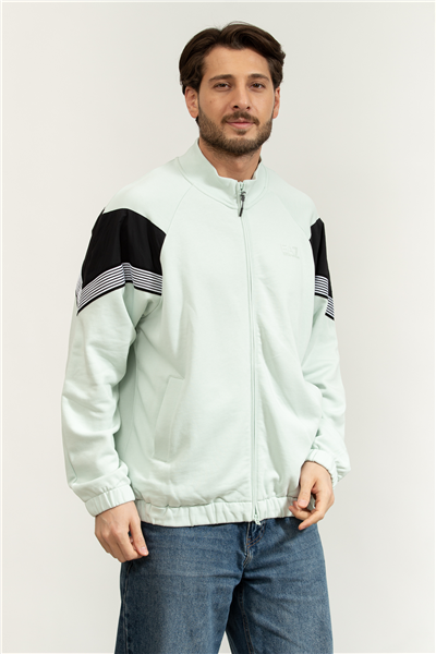 EA7 Erkek Fermuarlı Sweatshirt