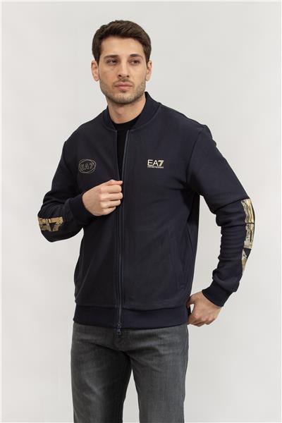 EA7 Erkek Fermuarlı Sweatshirt