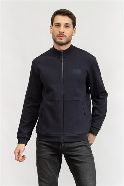 EA7 Erkek Fermuarlı Sweatshirt