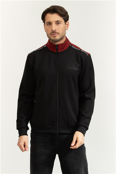EA7 Erkek Fermuarlı Sweatshirt