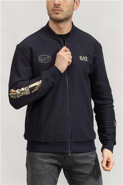 EA7 Erkek Fermuarlı Sweatshirt