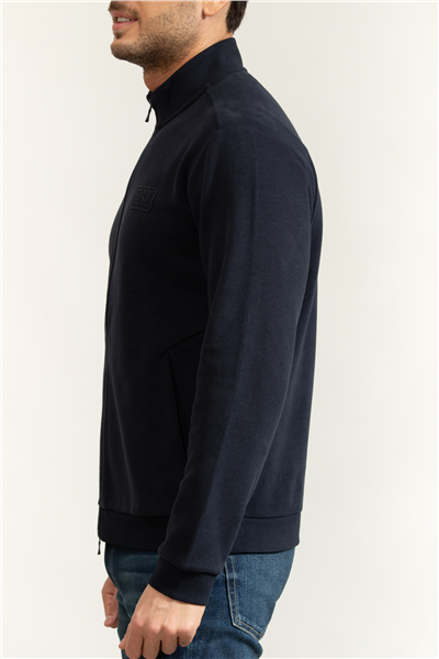 EA7 Erkek Fermuarlı Sweatshirt