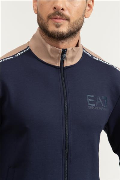 EA7 Erkek Fermuarlı Sweatshirt