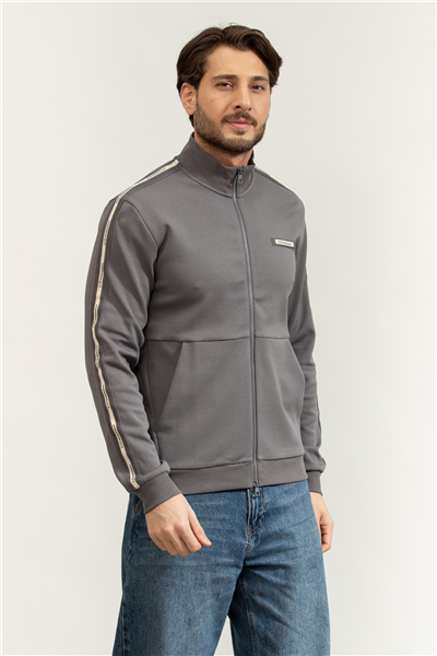 EA7 Erkek Fermuarlı Sweatshirt