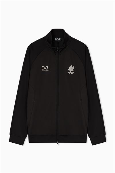 EA7 Erkek Fermuarlı Sweatshirt Çok Renkli
