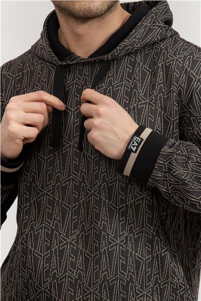 EA7 Erkek Kapüşonlu Sweatshirt