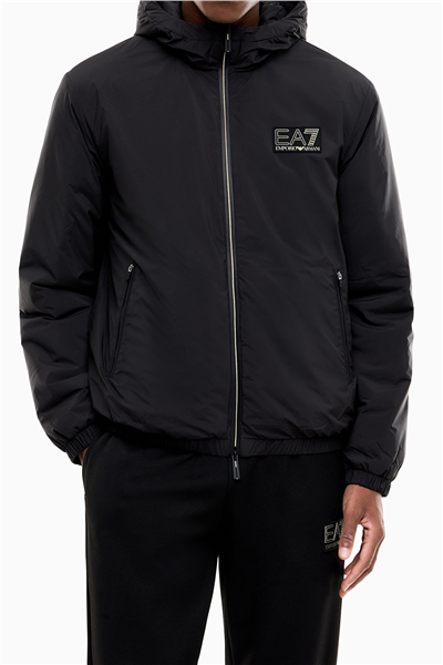 EA7 Erkek Mont Siyah