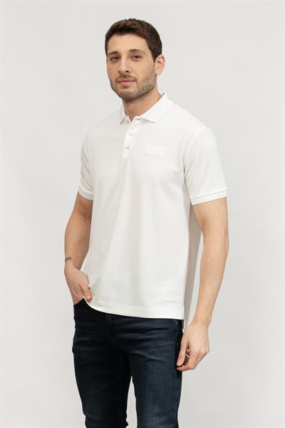 EA7 Erkek Polo Yaka T-Shirt Beyaz