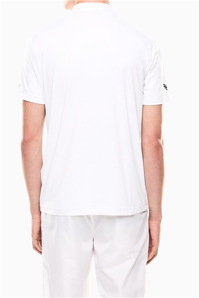 EA7 Erkek Polo Yaka T-Shirt Beyaz