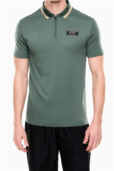 EA7 Erkek Polo Yaka T-Shirt Çok Renkli