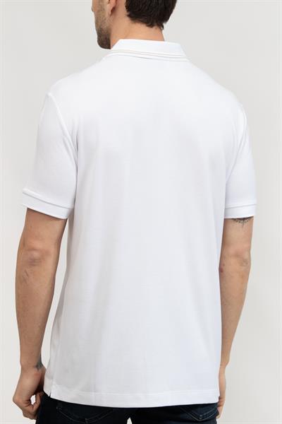 EA7 Erkek Polo Yaka T-Shirt Beyaz