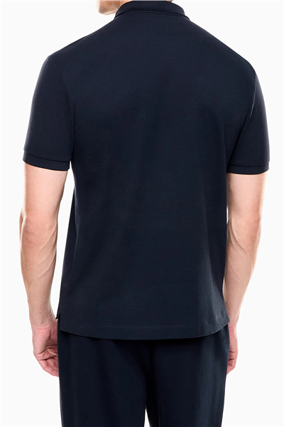 EA7 Erkek Polo Yaka T-Shirt Mavi