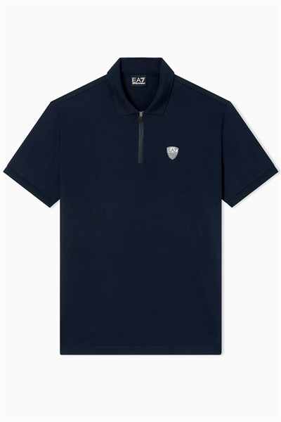 EA7 Erkek Polo Yaka T-Shirt Parlement Mavi