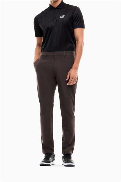 EA7 Erkek Polo Yaka T-Shirt Siyah