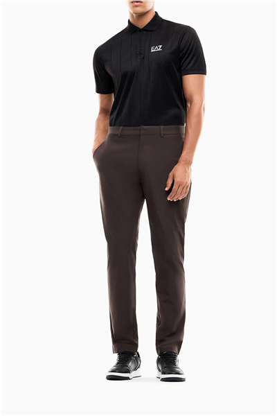 EA7 Erkek Polo Yaka T-Shirt Siyah